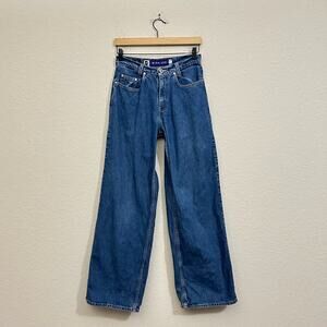 VTG LEVI'S The Silver Tab Jeans Blue Wide Leg Student Fit Baggy 90s